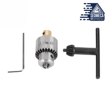 Load image into Gallery viewer, 0.3-4mm JTO Mini Drill Chuck Taper Mounted Micro Motor Drill Chuck With Chuck Key Lathe Tools Accessories. SEDMECA EXPRESS. Hand Tools &amp; Equipments.
