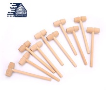 Load image into Gallery viewer, 1/5/10Pcs Wooden Hammer Mallet Carving Tool Leather Craft Jewelry Making Hammer Tool. Lightweight Design To Crack Cake, shell, Perfect For Lobster, Crab And Other Shellfish. SEDMECA EXPRESS. Hand Tools &amp; Equipments.
