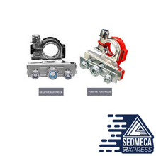 Load image into Gallery viewer, 1 Pair Toolless Quick Disconnect Battery Main Cable Post Terminal Shut-Off Connectors for Car Truck. Sedmeca Express. Instrumentation and Electrical Materials. Hand Tools &amp; Equipments.
