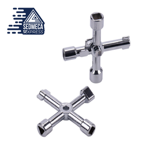 1 x Universal Multifunction 4 Way Triangle Wrench.. SEDMECA EXPRESS. Hand Tools & Equipments.