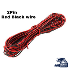 Load image into Gallery viewer, 10 m/lot 22awg Wire 2pin Tinned Copper Insulated  Electric Cable For LED Strip
