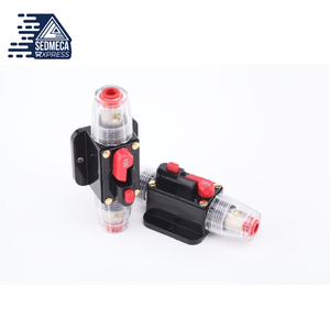 100A 50A 60A 80A 150A 12V 24 Car Truck Audio Amplifier Circuit Breaker Fuse Holder AGU Style Stereo Amplifier Refit Fuse Adapter. Sedmeca Express. Instrumentation and Electrical Materials.