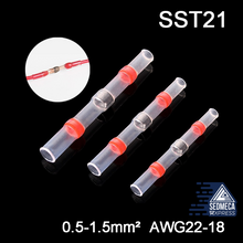 Load image into Gallery viewer, 10/20/30 PCS Waterproof Sleeve Heat Shrink Wire Connectors with Tinned Solder Seal Terminal
