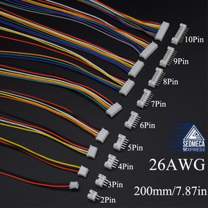 10Sets Mini Micro JST 2.0 PH Male Female Connector 2~10-Pin Plug With terminal Wires