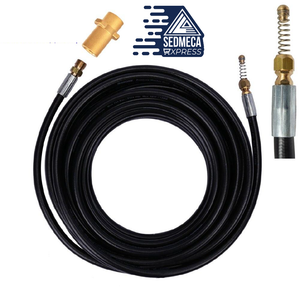 10m High-Pressure Washer Pipeline Sewage Dredging Jet Hose Sewer Drain Jetting Kit Pipe Blockage Clogging Jet Washer Hose Cord. Lightweight Design To Crack Cake, shell, Perfect For Lobster, Crab And Other Shellfish. SEDMECA EXPRESS. Hand Tools & Equipments. Construction & Home.