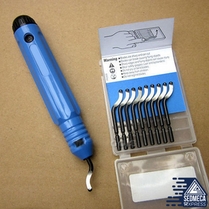 Handle Burr Metal Repair Deburring Tool Kit 10pc Hand DeburRed for Wood Plastic