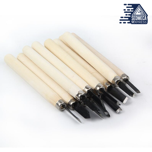 12pcs Professional Wood Carving Chisel Knife Hand Tool Set For Basic Detailed Carving Woodworkers Gouges Multi Purpose DIY. SEDMECA EXPRESS. Hand Tools & Equipments.