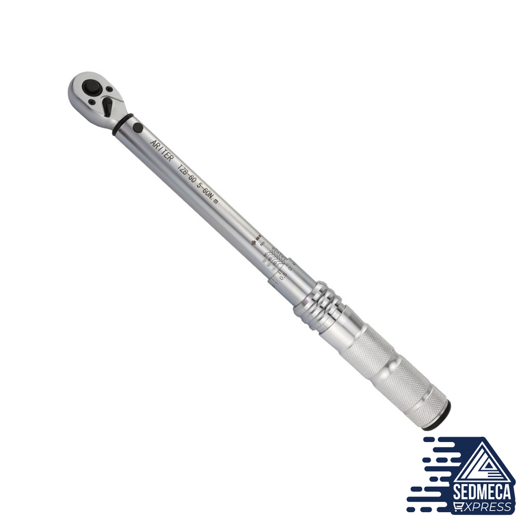 1/4 3/8 1/2 Square Drive Torque Wrench 0.5-500N.m Accuracy 3% Spanner Bi-directional Ratchet Wrench. Hand Tools & Equipments. Sedmeca Express.