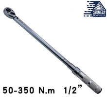 Load image into Gallery viewer, 1/4 3/8 1/2 Square Drive Torque Wrench 0.5-500N.m Accuracy 3% Spanner Bi-directional Ratchet Wrench. Hand Tools &amp; Equipments. Sedmeca Express.
