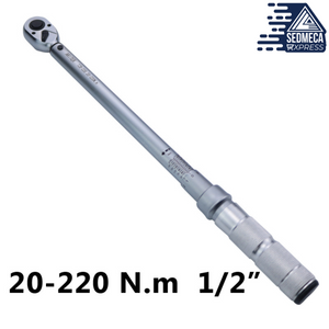 1/4 3/8 1/2 Square Drive Torque Wrench 0.5-500N.m Accuracy 3% Spanner Bi-directional Ratchet Wrench. Hand Tools & Equipments. Sedmeca Express.