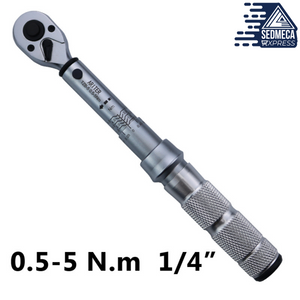 1/4 3/8 1/2 Square Drive Torque Wrench 0.5-500N.m Accuracy 3% Spanner Bi-directional Ratchet Wrench. Hand Tools & Equipments. Sedmeca Express.