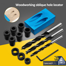 Load image into Gallery viewer, 15-Degree Guide Set For drill Angle Oblique Hole Vise Template Locator
