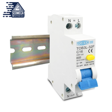 Load image into Gallery viewer, 18MM 230V 50/60Hz RCBO 1P+N 6KA Residual current differential automatic Circuit breaker with over current Leakage protection. Sedmeca Express. Instrumentation and Electrical Materials.
