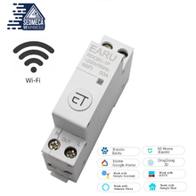 Load image into Gallery viewer, 1P Din Rail WIFI Circuit Breaker Smart Timer Switch Relay Remote Control By EWeLink APP Smart Home Compatiable With Alexa Google. Sedmeca Express. Instrumentation and Electrical Materials.
