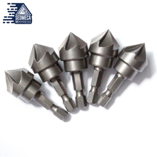 Load image into Gallery viewer, 1PC 90 Degree Countersink Drill Chamfer Bit 1/4&quot; Hex Shank Carpentry Woodworking Angle Point Bevel Cutting Cutter Remove Bur. SEDMECA EXPRESS. Hand Tools &amp; Equipments.
