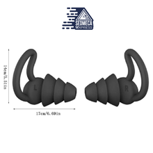 Load image into Gallery viewer, 1Pair 2/3 Layer Soft Silicone Ear Plugs Tapered Sleep Noise Reduction Earplugs Sound Insulation Ear Protector The use of high-quality silicone, soft and flexible, effectively fits the contours. Not only can effectively reduce the noise but also soft and comfortable to wear. Sedmeca Express. Personal Protective Equipment.
