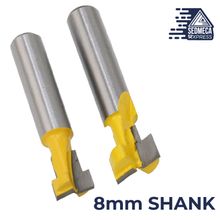 Load image into Gallery viewer, 1pc 8mm Shank High Quality T-Slot Cutter Router Bit for 1/4&quot; Hex Bot. SEDMECA EXPRESS. Hand Tools &amp; Equipments. Construction &amp; Home.
