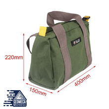 Load image into Gallery viewer, 1pc Multi-function Canvas Waterproof Hand Tool Storage Carry Bags Portable Toolkit Metal Hardware Parts Organizer Pouch for Home. SEDMECA EXPRESS. Hand Tools &amp; Equipments.
