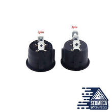 Load image into Gallery viewer, 1pc Red Black White ON/OFF Round Rocker Toggle Switch 6A/250VAC 10A 125VAC Power switch cap with Plastic Push Button Switch 2PIN. Sedmeca Express. Instrumentation and Electrical Materials.
