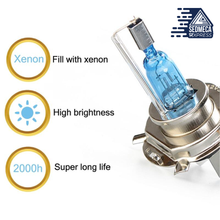 Load image into Gallery viewer, 2 PCS Newest super bright 55w car H4 H7 H11 H1 9005 9006 HB3 HB4 Halogen lamp Original socket auto headlight bulb 5500k white. Sedmeca Express. Instrumentation and Electrical Materials.
