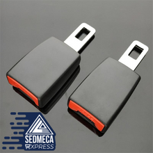 Load image into Gallery viewer, 2 Pack Car Seat Belt Clip Extender Universal Black Safety Seatbelt Lock Buckle Plug Thick Insert Socket Extension Widely Use - Compatible with 95% of car models on the market. High Quality Material - Made of alloy, exquisite craftsmanship, durable, comfortable to touch, and safe to use. Easy to Use Sedmeca Express. Personal Protective Equipment.
