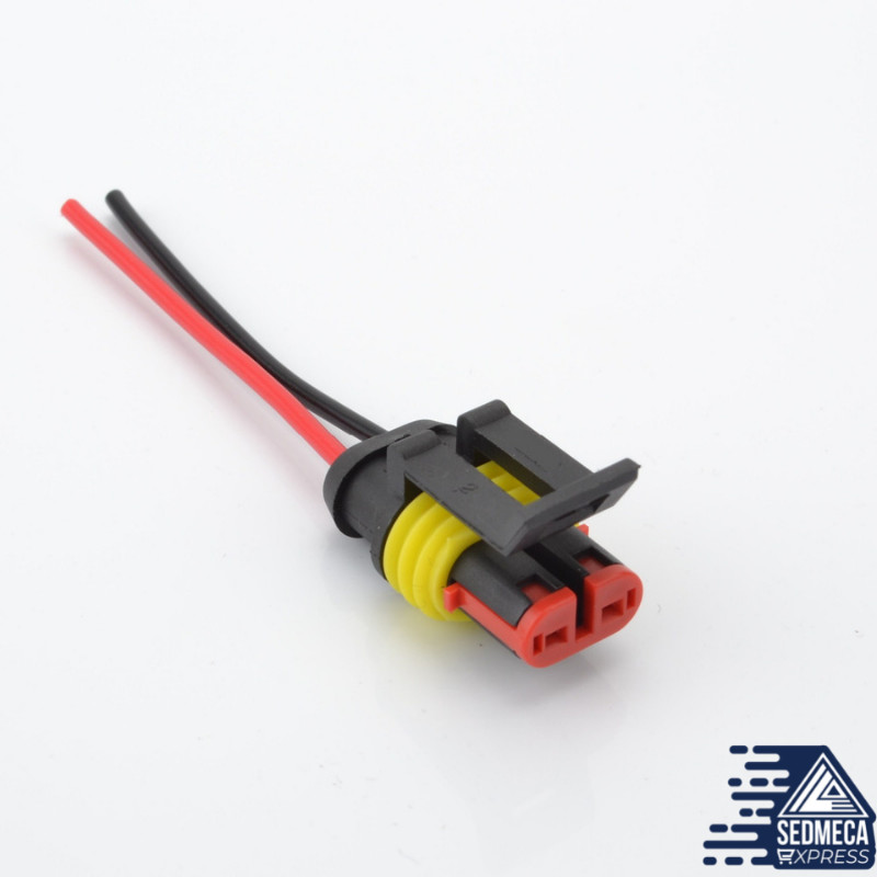 Conector 2 Pines Pareja AWG 18
