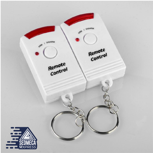 2 Remote Controller Wireless Home Security PIR Alert Infrared Sensor Alarm system Anti-theft Motion Detector Alarm 105DB Siren This remote control infrared alarm is a set of infrared detectors and alarms in one, with wireless remote control and power supply to form an alarm system.  Sedmeca Express. Personal Protective Equipment.