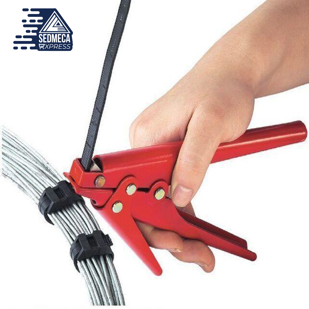 2.4-9mm HEAVY DUTY CABLE ZIP TIES AUTOMATIC TENSION CUTOFF GUN TOOL. Sedmeca Express. Instrumentation and Electrical Materials.
