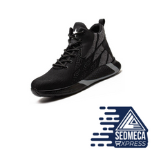 Load image into Gallery viewer, Fashion Steel Toe Shoes Work Safety Shoes Men Work Sneakers Men Boots Anti-Smashing Construction Industrial Shoes Work Work shoe men: safety shoe boots Men&#39;s boots: safety shoe Man boots for men: safety boots for men SEDMECA EXPRESS. Personal Protective Equipment.
