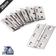 Load image into Gallery viewer, 20 Pcs Stainless Steel Folding Hinge
