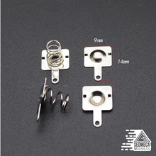 Load image into Gallery viewer, 20pcs/ Replacement Metal Batteries Spring Contact Plate Silver For AA AAA Batteries Sedmeca Express. Instrumentation and Electrical Materials. Metals.
