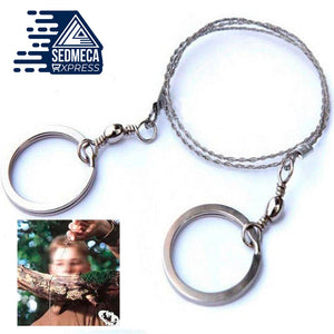 550mm(21.6'') Emergent Survival Wire Saw Bushcraft Kit Camp Mountainclimb Cut Hike Outdoor Hunt Fish hand Tool Fretsaw. Sedmeca Express. Hand Tools & Equipments.