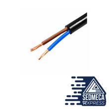 Load image into Gallery viewer, 22 AWG 0.3MM2 RVV 2/3/4/5/6/7/8/10/12/14/16/18 Cores Pins Copper Wire Conductor Electric RVV Cable Black. Sedmeca Express. Instrumentation and Electrical Materials.
