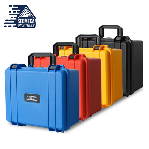 280x240x130mm Safety Instrument Tool Box ABS Plastic Storage Toolbox Equipment Tool Case Outdoor Suitcase With Foam Inside. SEDMECA EXPRESS. Hand Tools & Equipments.