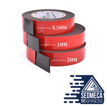 Load image into Gallery viewer, 2pcs/1pcs 0.5mm-2mm thickness Super Strong Double side Adhesive foam Tape for Mounting Fixing Pad Sticky. Sedmeca Express. Instrumentation and Electrical Materials.
