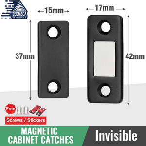 2pcsset Cabinet Catch Hidden Magnetic Door Stops With Screw. Construction & Home. Metals. Sedmeca Express.
