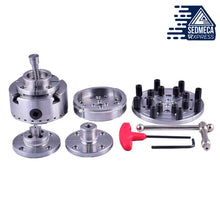 Load image into Gallery viewer, 3.75&quot;inch 95mm 4-Jaws Wood Lathe Self-center Chuck Set Wood Turning Lathe accessories suits Scroll chuck 4 Number Of chucks. SEDMECA EXPRESS. Hand Tools &amp; Equipments.
