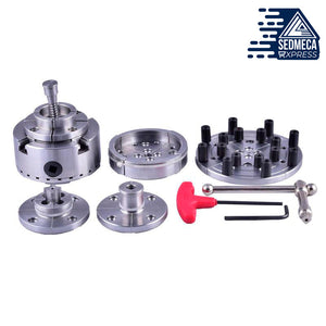 3.75"inch 95mm 4-Jaws Wood Lathe Self-center Chuck Set Wood Turning Lathe accessories suits Scroll chuck 4 Number Of chucks. SEDMECA EXPRESS. Hand Tools & Equipments.