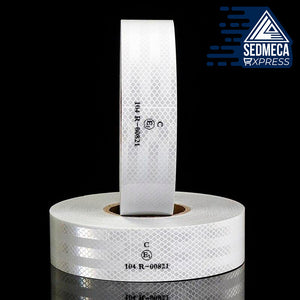 3M Reflective Tape Sticker Diamond Grade Adhesive Safety Mark Warning Tape Bike Automobiles Motorcycle Car Styling Reflective tape surface is equipped with highly visible rhombus patterned prisms, with alternating ultra-bright red and white colors and reflective sheets to ensure the reflective safety tape reflects light better in the dark. The high reflective tape gives you extra security while driving at night. SEDMECA EXPRESS. Personal Protective Equipment.