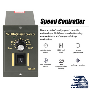 400W Motor Speed Controller Pinpoint Regulator Forward and Backward