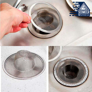 5/7/9/11cm Bathroom Deodorization Type Basin Sink Drain Stainless Steel Kitchen Strainer Stopper Waste Plug Sink Filter Drains