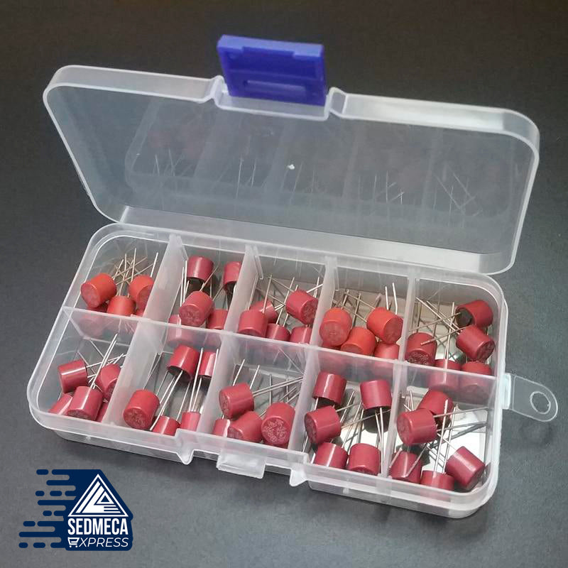 9 Kinds 50Pcs/Box Square Fuse Plastic 382 Electrical Assorted Fuse Mix Set 0.5A 1A 2A 3.15A 4A 5A 6.3A 8A 10A. Sedmeca Express. Instrumentation and Electrical Materials.