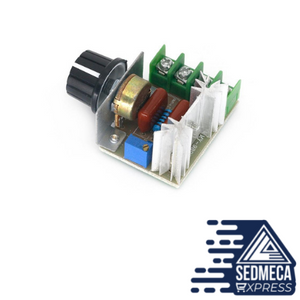 AC 220V 2000W SCR Voltage Regulator Dimming Dimmers Motor Speed Controller Thermostat Electronic Voltage Regulator Module. Sedmeca Express. Instrumentation and Electrical Materials.