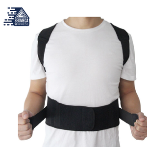 Adjustable Magnetic Posture Corrector for Men and Women, Back Brace Corrector, Back Strap, Lumbar Support. This new design magnetic therapy posture corrector brace can relax your back and waist with 12 magnets. The magnetic therapy corrective posture brace could increase blood flow to tissues and oxygenate the blood, effectively treating or relieving your back problems. Sedmeca express products. 