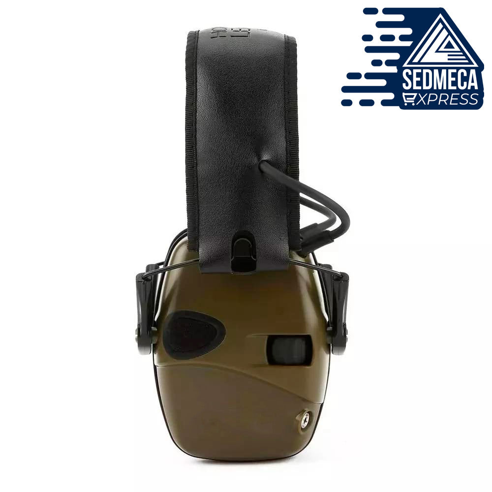 Anti-Noise Impact Ear Protector Electronic Shooting Earmuff Hunting Noise Reducer Hearing Protection Headset Built-in directional microphones amplify range commands and other ambient sounds to a safe 82 dB, providing more natural listening and enhanced communication. SEDMECA EXPRESS. Personal Protective Equipment.