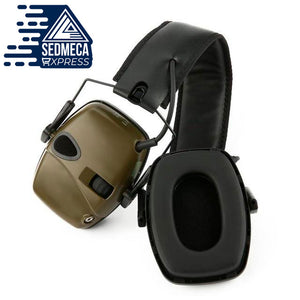 Anti-Noise Impact Ear Protector Electronic Shooting Earmuff Hunting Noise Reducer Hearing Protection Headset Built-in directional microphones amplify range commands and other ambient sounds to a safe 82 dB, providing more natural listening and enhanced communication. SEDMECA EXPRESS. Personal Protective Equipment.