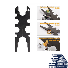 Load image into Gallery viewer, Bathroom Tools H-Type Faucet Wrench Multi-Function Wrench Tools for Reparing Spool Fixing Part Bubbler Wrench. Sedmeca Express. Hand Tools &amp; Equipments. Construction &amp; Home.
