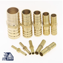 Load image into Gallery viewer, Brass Barb Pipe Fitting 2 3 4 way connector For 4mm 5mm 6mm 8mm 10mm 12mm 16mm 19mm hose copper Pagoda Water Tube Fittings

