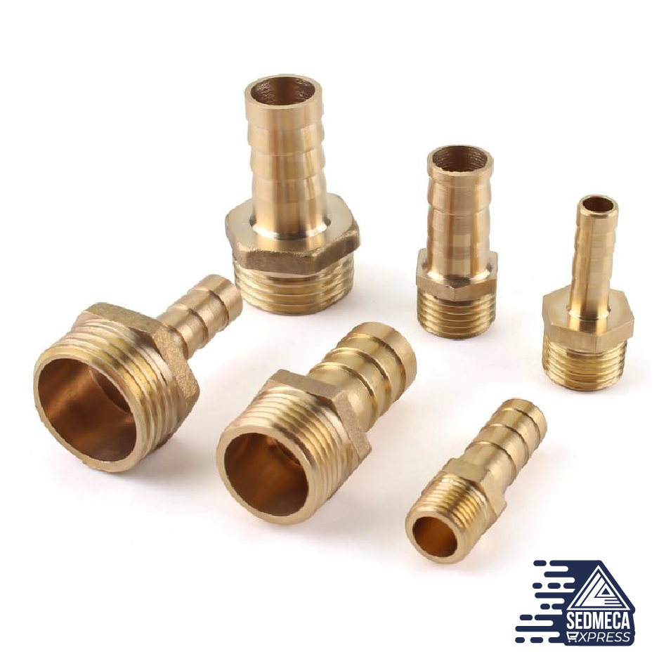 Brass Pipe Fitting 4mm 6mm 8mm 10mm 12mm 19mm Hose Barb Tail 1/8