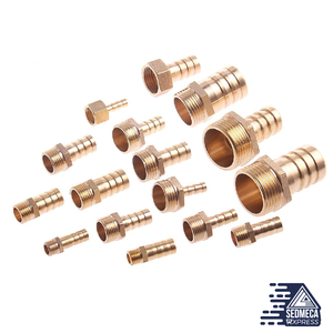 Brass Pipe Fitting 6mm - 25mm 8 10mm Hose Barb Tail 1/8" 1/4" 3/8" 1/2" 3/4" 1" BSP Male Connector Joint Copper Coupler Adapter